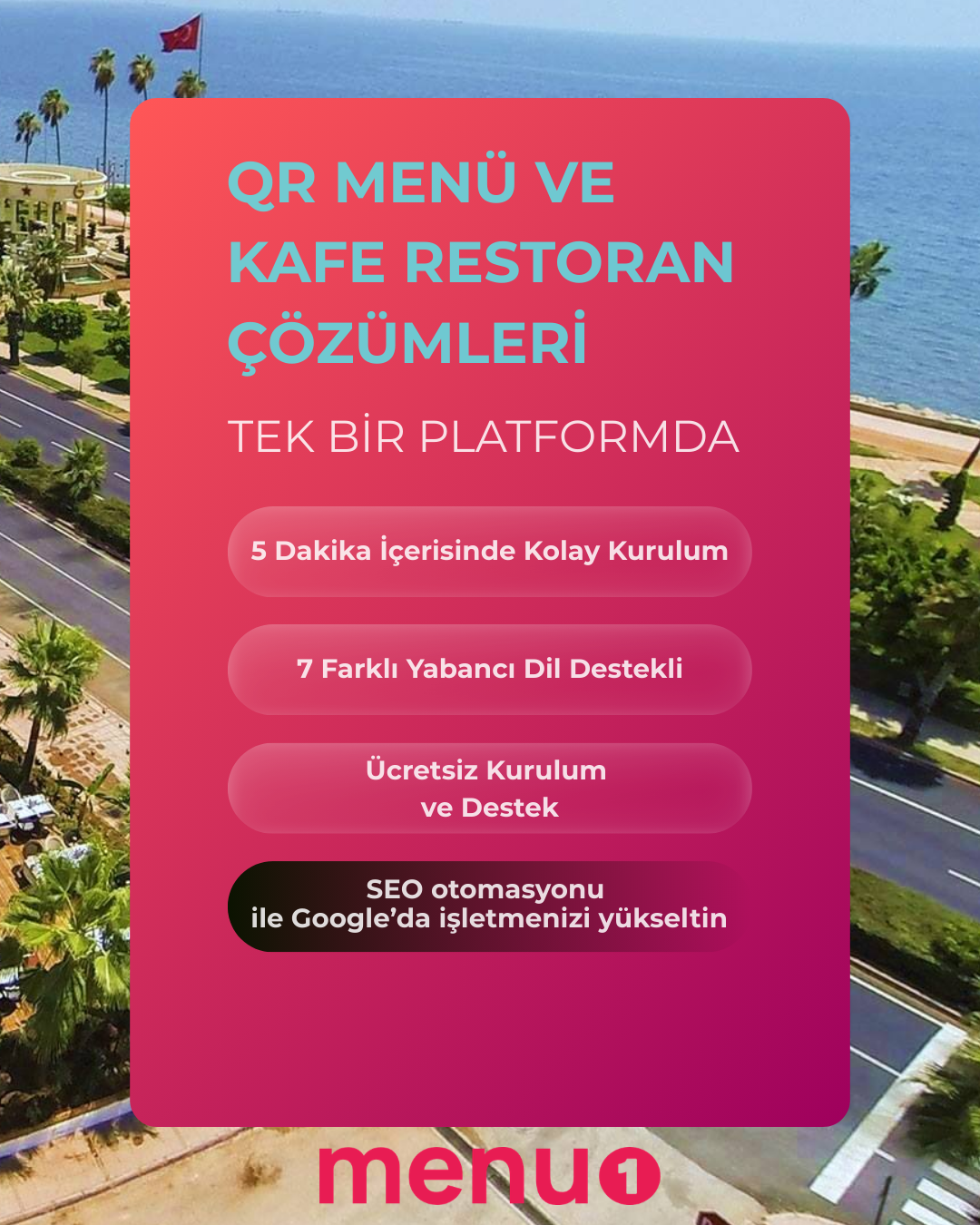 Mersin QR Menü Sistemi | Dijital Menü Çözümü